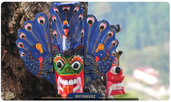 Traditional Sri Lankan masks